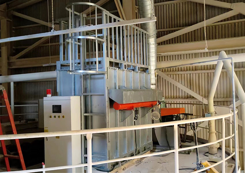 Warehouse top dust collector