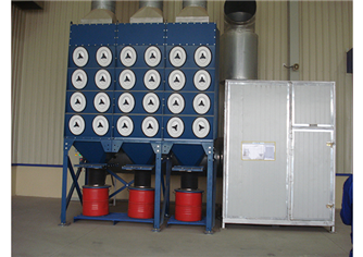 Combination pulse filter dust collector